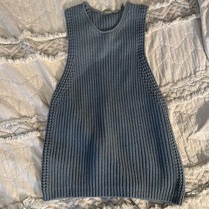 Vince blue knitted tank